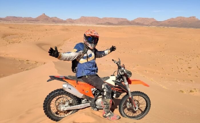 2 days motorbike tour around the Merzouga desert