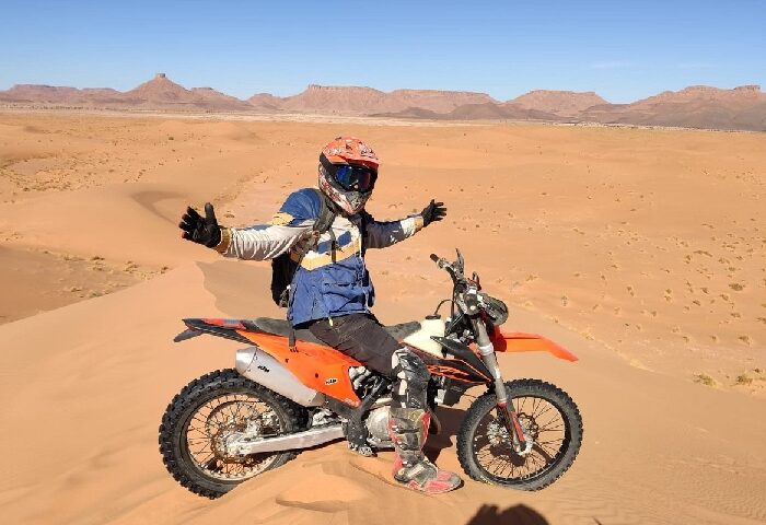 2 days motorbike tour around the Merzouga desert