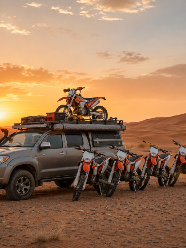 Assistance Service Raid Motos & 4×4 in Morocco