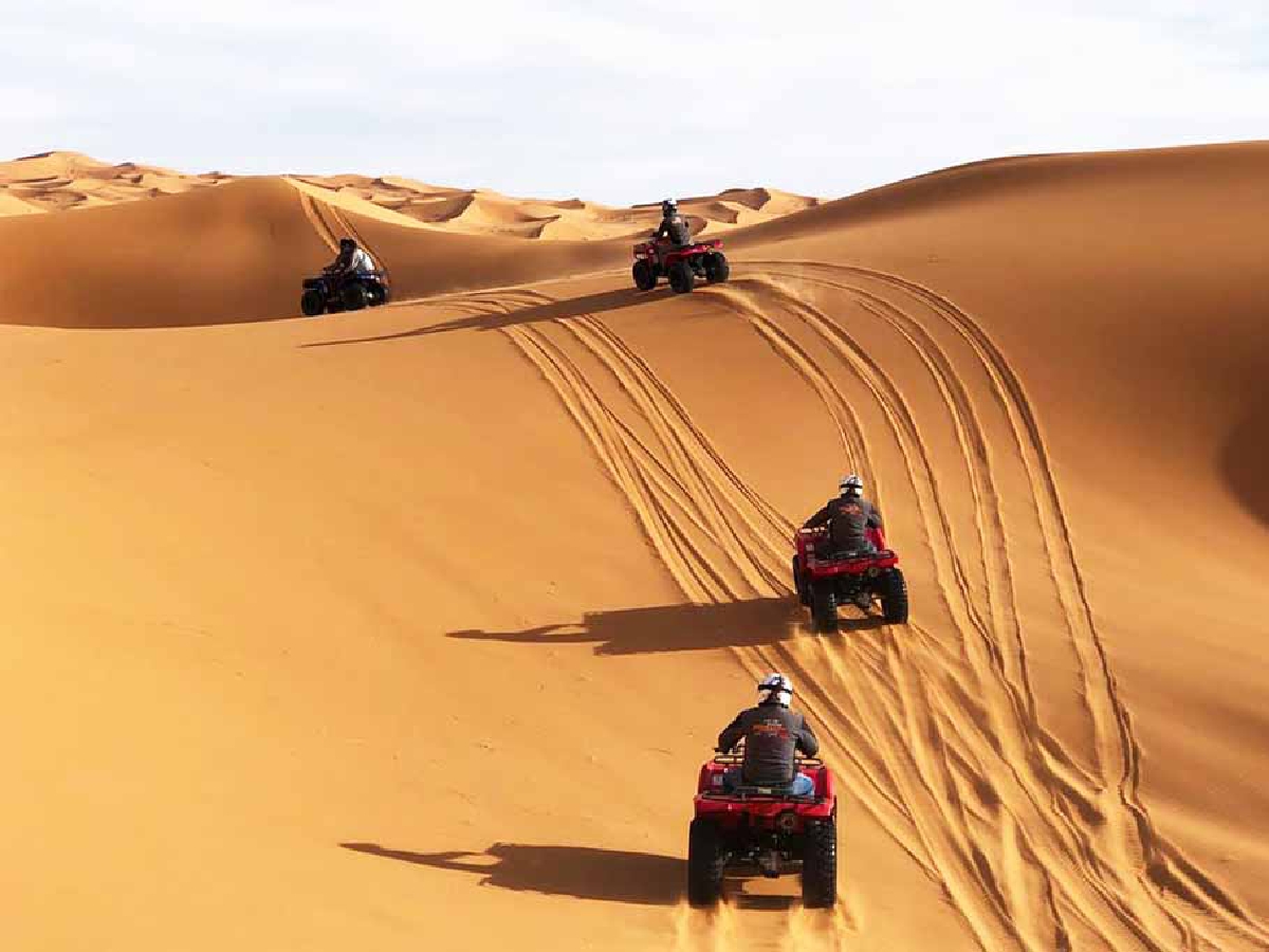 ATV Quad tour in the Merzouga desert
