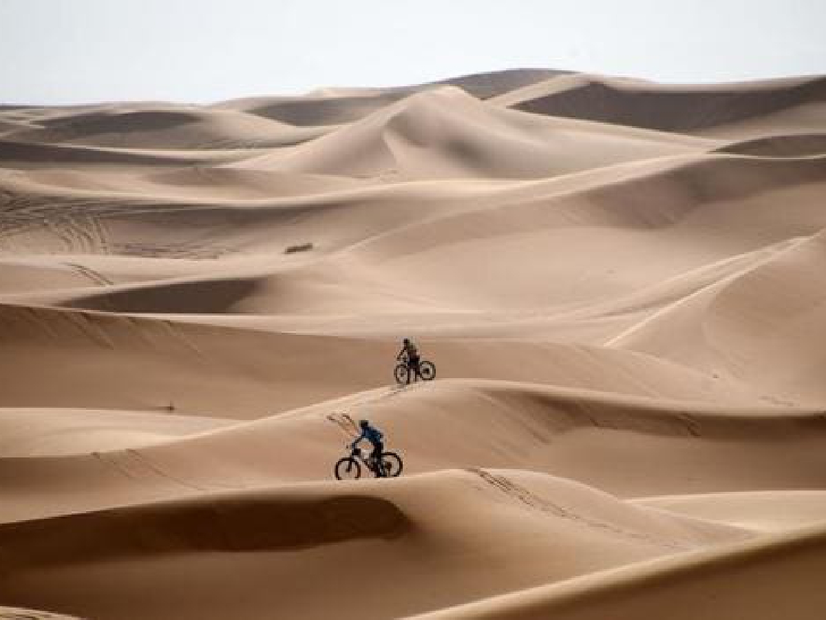 Mountain Biking in the desert of Morocco
